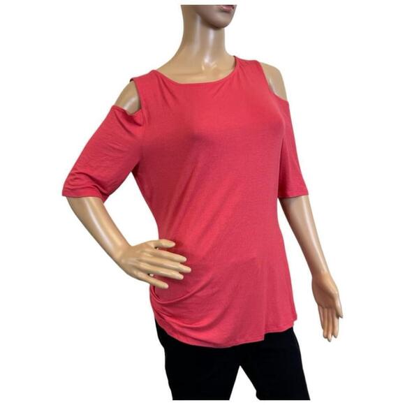 Zenana outfitters Size Large open shoulder blouse - Picture 1 of 6